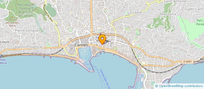 localisation de l'entreprise MONSIEUR PAUL SAMAK à CANNES