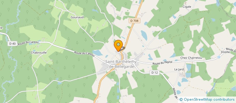 localisation de l'entreprise MONSIEUR PAUL SAMUELS  SAINT-BARTHELEMY-DE-BELLEGARDE