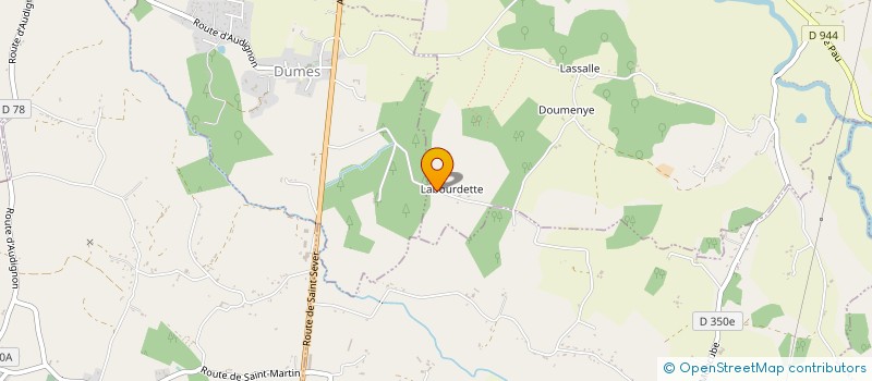 localisation de l'entreprise MONSIEUR PAUL SARRAMAGNAN  EYRES-MONCUBE