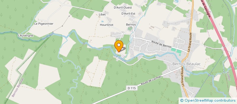 localisation de l'entreprise MONSIEUR PAUL SARRAUTE  LE NIZAN