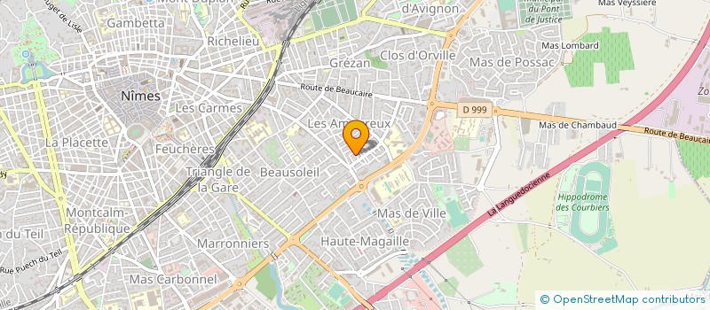 localisation de l'entreprise MONSIEUR PAUL SAUNIER  NIMES