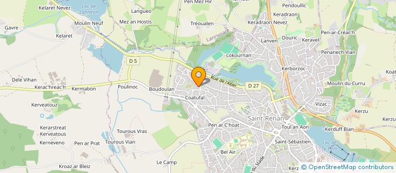 localisation de l'entreprise MONSIEUR PAUL SAVARY à SAINT-RENAN