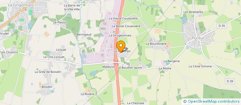 localisation de l'entreprise MONSIEUR PAUL SAVARY  PUCEUL