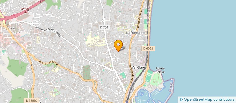 localisation de l'entreprise MONSIEUR PAUL SCAGLIOLA à ANTIBES