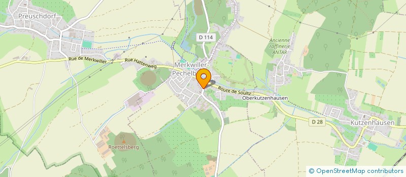 localisation de l'entreprise MONSIEUR PAUL SCHIELLEIN  MERKWILLER-PECHELBRONN