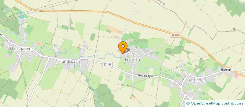 localisation de l'entreprise MONSIEUR PAUL SCHMIDLIN  FRANKEN