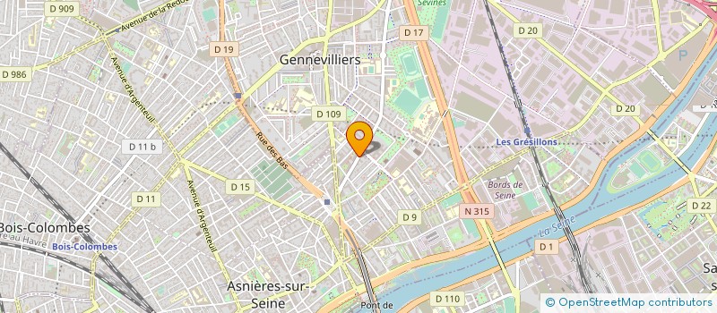 localisation de l'entreprise MONSIEUR PAUL SCHMIDT à GENNEVILLIERS