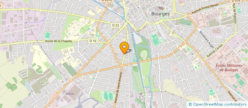 localisation de l'entreprise MONSIEUR PAUL SCHNEIDER à BOURGES