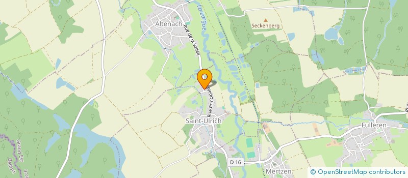 localisation de l'entreprise MONSIEUR PAUL SCHOETTEL  SAINT-ULRICH