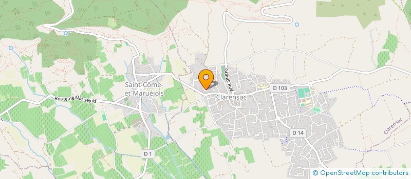 localisation de l'entreprise MONSIEUR PAUL SCHOTT  CLARENSAC