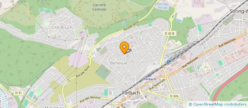 localisation de l'entreprise MONSIEUR PAUL SCHWITTHAL  FORBACH