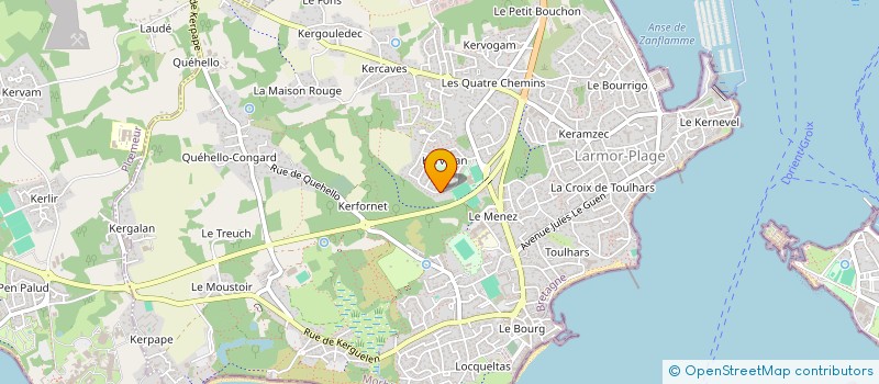 localisation de l'entreprise MONSIEUR PAUL SCIBERRAS à LARMOR-PLAGE