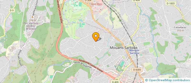 localisation de l'entreprise MONSIEUR PAUL SCOTTO  MOUANS-SARTOUX