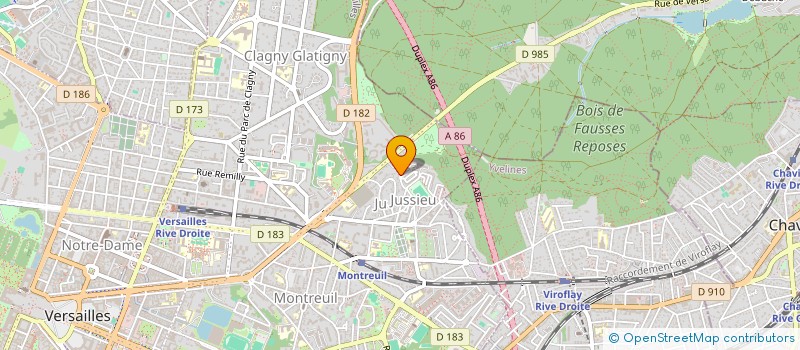 localisation de l'entreprise MONSIEUR PAUL SEGALARD à VERSAILLES