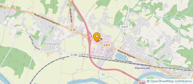 localisation de l'entreprise MONSIEUR PAUL SEGUIN  PEYREHORADE