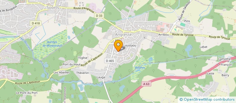 localisation de l'entreprise MONSIEUR PAUL SEIBANE à ANGRESSE