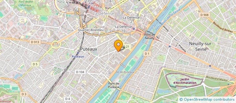 localisation de l'entreprise MONSIEUR PAUL-SELMAN KONATE  PUTEAUX