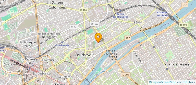localisation de l'entreprise MONSIEUR PAUL SEMENIOUK à COURBEVOIE