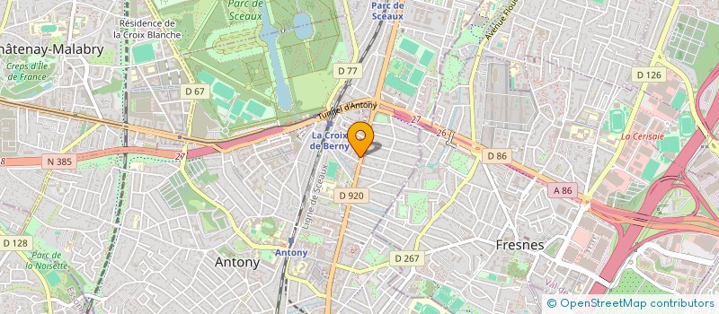 localisation de l'entreprise MONSIEUR PAUL SEOUE  ANTONY