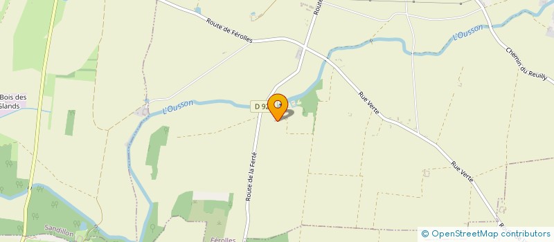 localisation de l'entreprise MONSIEUR PAUL SERIN MOULIN  FEROLLES