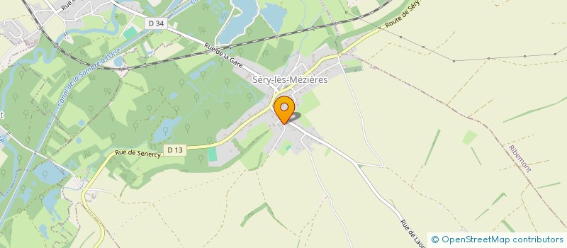 localisation de l'entreprise MONSIEUR PAUL SEVERIN  SERY-LES-MEZIERES