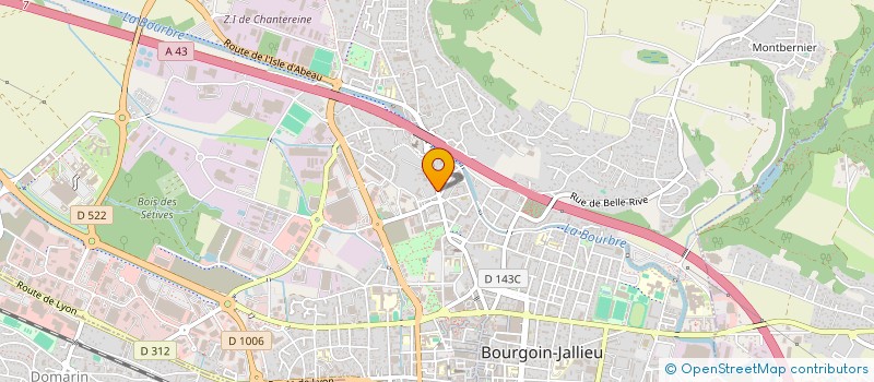 localisation de l'entreprise MONSIEUR PAUL SICAUD à BOURGOIN-JALLIEU