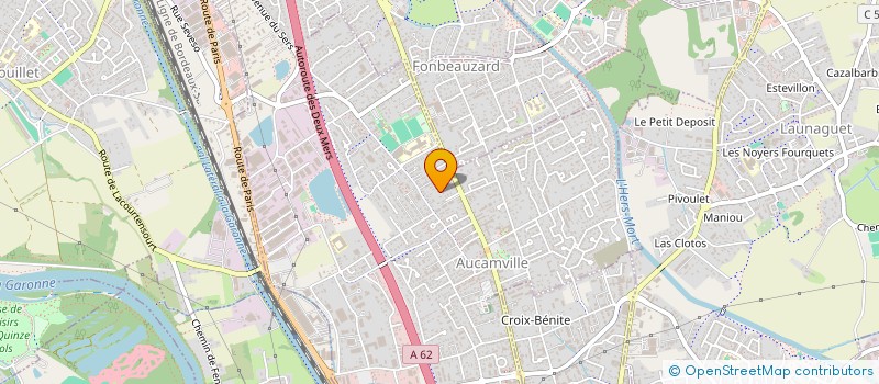 localisation de l'entreprise MONSIEUR PAUL SIMON  AUCAMVILLE