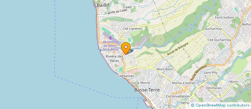 localisation de l'entreprise MONSIEUR PAUL SINSOILLIER à BASSE-TERRE