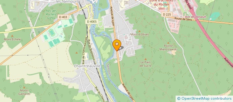 localisation de l'entreprise MONSIEUR PAUL SISQUELLA  NEMOURS