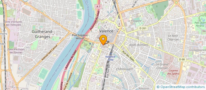 localisation de l'entreprise MONSIEUR PAUL SONIER à VALENCE