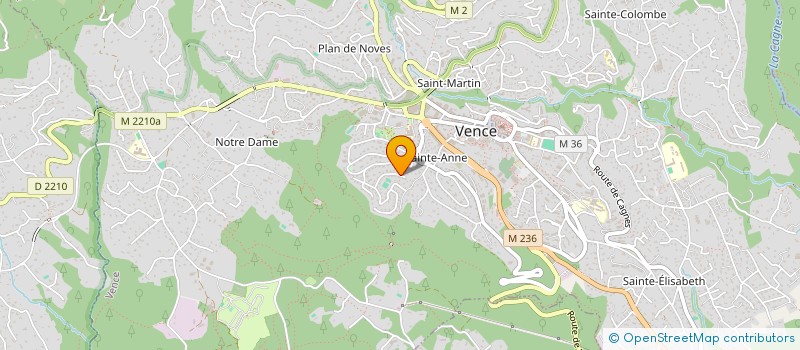 localisation de l'entreprise MONSIEUR PAUL SORIANO à VENCE