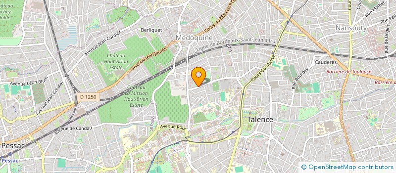 localisation de l'entreprise MONSIEUR PAUL SOUBIES  BORDEAUX