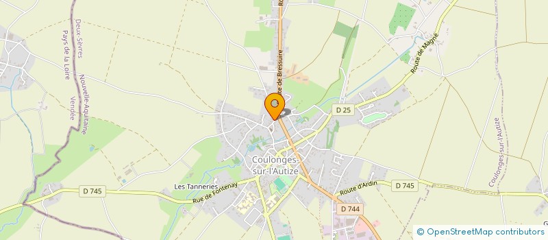 localisation de l'entreprise MONSIEUR PAUL SOUCHARD  COULONGES-SUR-L'AUTIZE