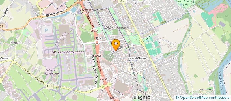 localisation de l'entreprise MONSIEUR PAUL SOULIE  BLAGNAC