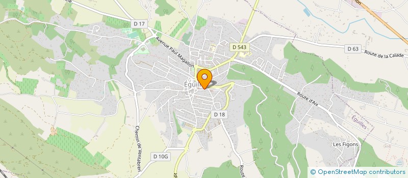 localisation de l'entreprise MONSIEUR PAUL SOULIER à EGUILLES