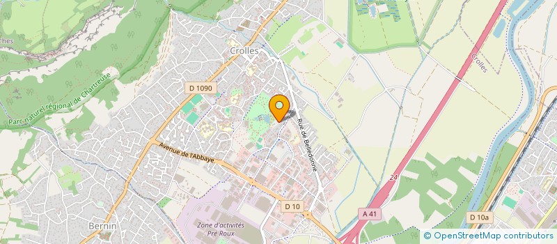 localisation de l'entreprise MONSIEUR PAUL SOULLIER  CROLLES