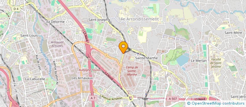localisation de l'entreprise MONSIEUR PAUL SPINOSA  MARSEILLE