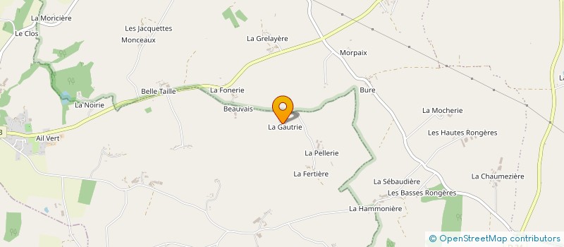 localisation de l'entreprise MONSIEUR PAUL STAFFORD  CHANTRIGNE