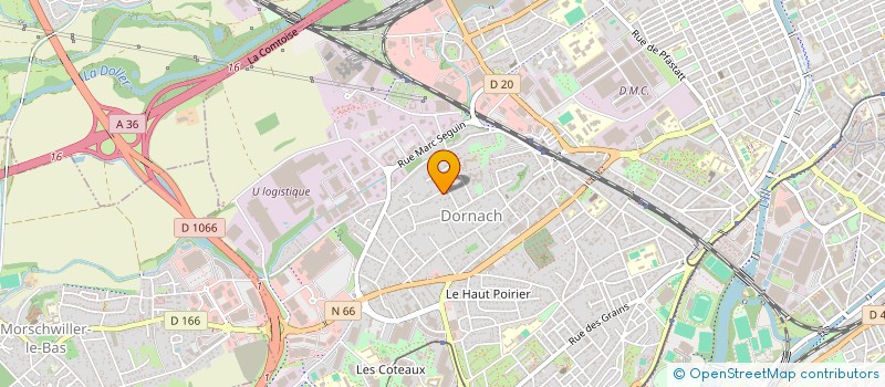 localisation de l'entreprise MONSIEUR PAUL STEINER  MULHOUSE