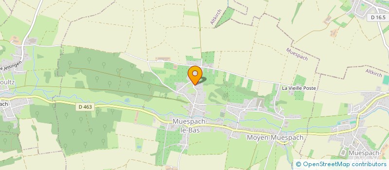 localisation de l'entreprise MONSIEUR PAUL STOECKLIN  MUESPACH