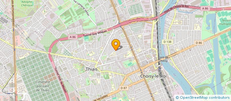 localisation de l'entreprise MONSIEUR PAUL SUAU  THIAIS