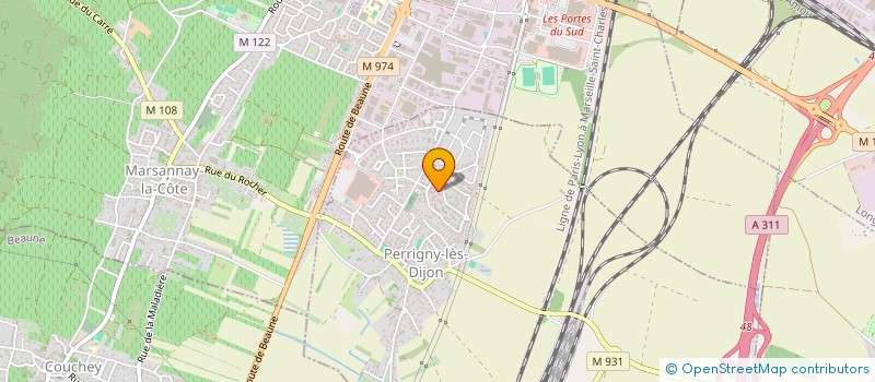 localisation de l'entreprise MONSIEUR PAUL SUILLOT  PERRIGNY-LES-DIJON