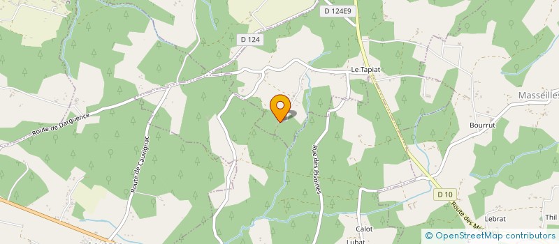 localisation de l'entreprise MONSIEUR PAUL SULLETIS  CAUVIGNAC