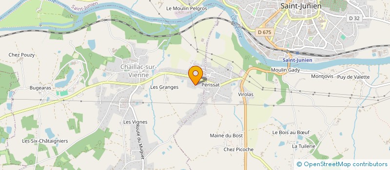 localisation de l'entreprise MONSIEUR PAUL SUMMERTON  CHAILLAC-SUR-VIENNE