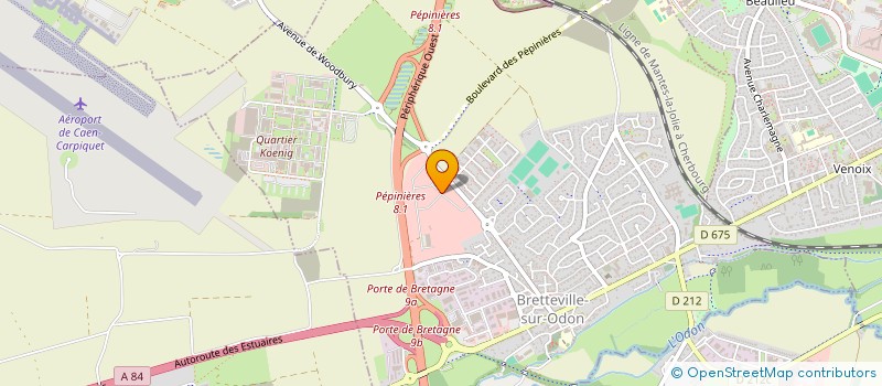 localisation de l'entreprise MONSIEUR PAUL SURIREY  BRETTEVILLE-SUR-ODON