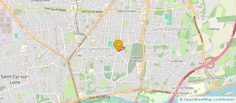localisation de l'entreprise MONSIEUR PAUL SURTEL  TOURS