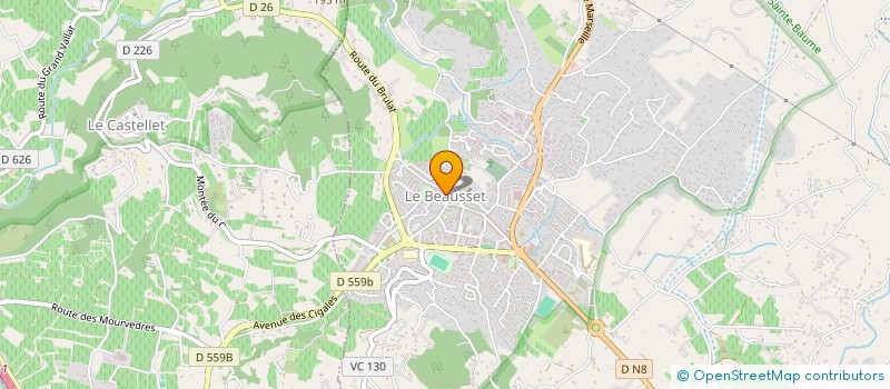 localisation de l'entreprise MONSIEUR PAUL TALAMASCO  LE BEAUSSET