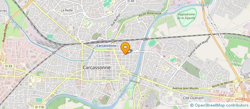 localisation de l'entreprise MONSIEUR PAUL TALMIER  CARCASSONNE