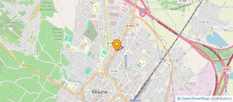 localisation de l'entreprise MONSIEUR PAUL TAN à BEAUNE