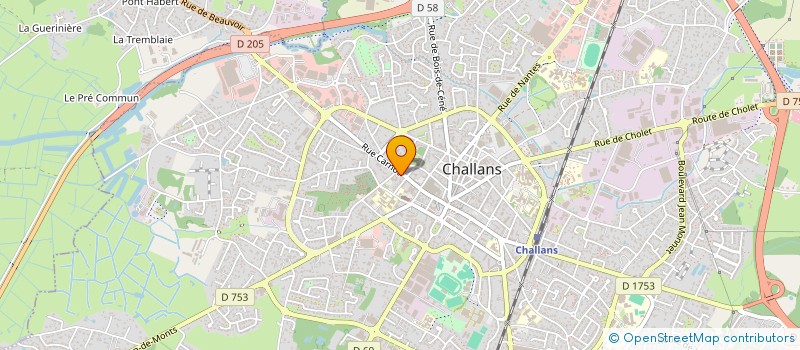 localisation de l'entreprise MONSIEUR PAUL TANGUY à CHALLANS